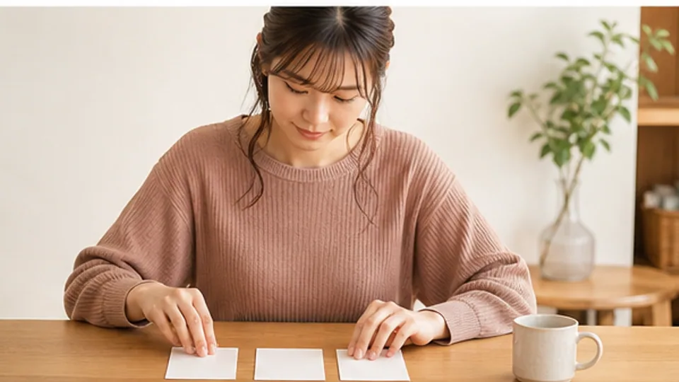 将来の暮らしについて話しながらノートを取る二人