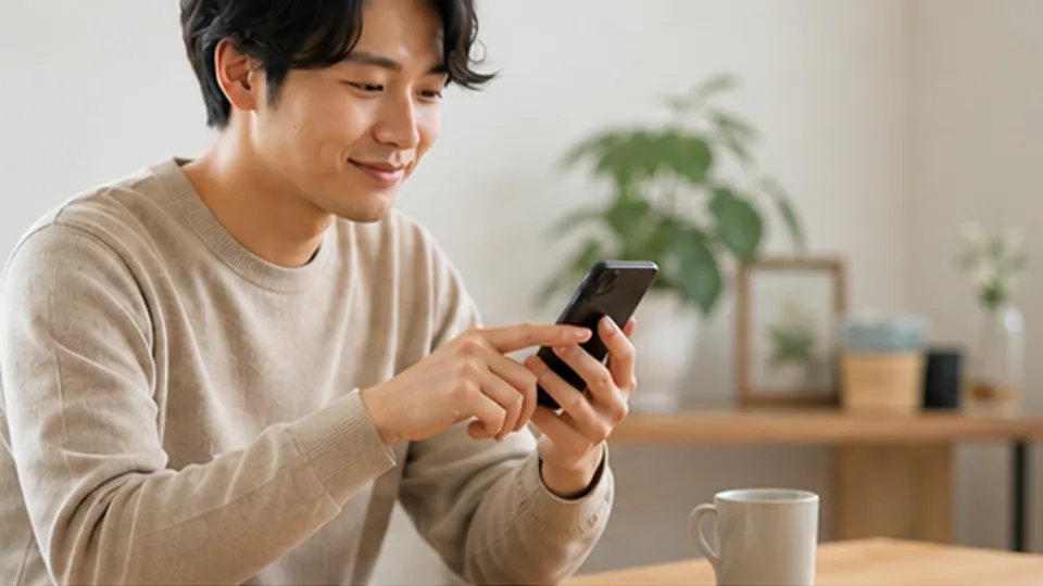 結婚後の暮らしをノートに整理する様子