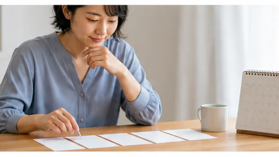 婚活の出会い方法を比べる様子